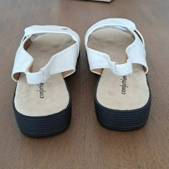 Comfortview The Pearl Sandal - Color: White - Size: 10 W - Picture 5 of 9